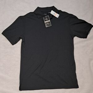 Haggar Men's Black/Gray Polo‎ Shirt. Size Small.